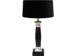 Casa Padrino Lampada Da Tavolo In Nichel Nero Diametro 8 X 40 X H 74 Cm- Lampada Da Hotel