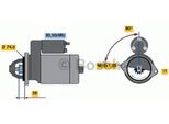 Bosch 0 986 021 550 Motorino Di Avviamento 1,1 Kw Per Toyota Aygo (WNB1, KGB1) 12 V
