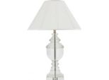 Casa Padrino Lampada Da Tavolo In Nichel - Lampada In Cristallo