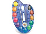 Primo Acquerelli Maxi Jumbo 35 Cm Tavolozza 12 Colori + 2 Pennelli + Bianchetto