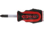 Ks Tools 151.1107-E Cacciavite A Percussione Ergotorquemax, PH2, Forma Corta, Su Gancio