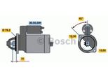 Bosch 0 986 014 890 Motorino Di Avviamento 1,7 Kw Per Bmw 5 Berlina (E34) 12 V