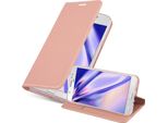 Cadorabo Custodia Per Telefono Cellulare Per Samsung Galaxy J7 2016 Custodia Protettiva In Rosa Cover Etui Book Case Booklet