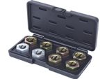 Ks Tools Set Per La Riparazione Della Filettatura Dell'albero Motore 8 Pezzi - 150.4900