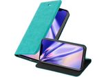 Cadorabo Custodia Per Apple Iphone X / Xs Custodia Protettiva In Turchese Custodia Per Cellulare Cover Chiusura Magnetica