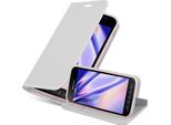 Cadorabo Custodia Per Cellulare Per Samsung Galaxy Xcover 4 / Xcover 4S Custodia Protettiva In Colore Argento Cover Etui Book Case Booklet