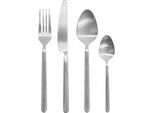 Blomus Stella, 16 Pezzi, Posate, Coltello, Forchetta, Cucchiaio, Acciaio Inox Opaco, Argento, 63824