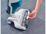 Leifheit Regulus Aqua Powervac Set Pulitore A Batteria Per Pavimenti Duri (2 In 1: Aspirare E Pulire), Inclusi 2 Rulli Di Pulizia Supplementari