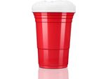 Tresko Bicchieri Da Festa Rossi 50 Pezzi Bicchieri Da Bere Riutilizzabili In Plastica Bicchieri Da Festa Birra Pong