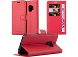 Cadorabo Custodia Per Samsung Galaxy S9 Custodia Protettiva In Rosso Custodia Per Cellulare Cover Chiusura Magnetica