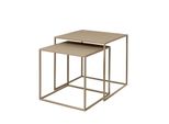 Blomus Fera Tavolino 2 Pezzi Nomad Verniciato A Polvere (Marrone Chiaro)
