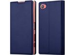 Cadorabo Custodia Per Cellulare Per Sony Xperia Z5 Compact Custodia Protettiva In Blu Cover Etui Book Case Booklet