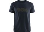 Maglietta FjäLlräVen Logo A Maniche Corte Grigio S Uomo Grigio S