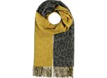Fraas Sciarpa Scarf With Fringes Grey Grigio Multicolore
