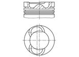 Mahle 028 19 01 Pistone Per Vw Crafter 30-50 Furgone (2E) Crafter 30-35 Bus (2E) Crafter 30-50 Pianale/Telaio (2F)