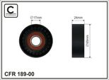 Caffaro 189-00 Puleggia Tenditore Cinghia A V 65Mm Per Vw Golf V Hatchback (1K1) Polo (9N) Golf Vi (5K1) Polo Hatchback (6R1, 6C1) Touran (1T1, 1T2)