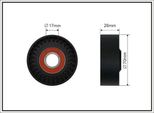 Caffaro 01-82 Puleggia Tenditore Cinghia A V 70Mm Per Bmw 5 Berlina (E39) 5 Touring (E39) 7 (E38) 8 (E31)
