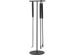 Blomus Ashi Set Camino 3 Pezzi Acciaio Verniciato A Polvere Nero 75,5 Cm (H)