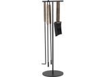 Blomus Ashi Set Camino 5 Pezzi Acciaio Verniciato A Polvere Marrone 75,5 Cm (H)