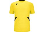 Maglietta Macron Shedir A Maniche Corte Giallo Xl Uomo,Donna Giallo Xl