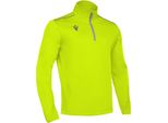 Macron Academy Evo Havel Ziptop Uomo - Neon Yellow | Taglia: L