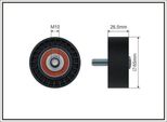 Caffaro 13-97 Puleggia Tenditore Cinghia A V 65Mm Per Vw Passat (3B2) Per Renault Espace Iii (JE0) Laguna I (B56, 556) Laguna I Grandtour (K56)