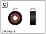 Caffaro 500019 Puleggia Tenditore Cinghia A V 65Mm Per Opel Vivaro A Combi (X83) Per Bmw 3 Touring (E91) 3 Berlina (E90) 5 Touring (F11) 5 Berlina X1