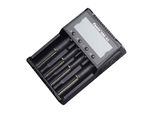 Caricabatterie Fenix Per Ioni Di Litio 10440 / 14500 / 16340 / 18650 / 21700 / 26650 / (Nimh Aa/Aaa/C)