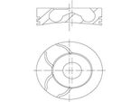 Mahle 010 15 02 Pistone Per Opel Zafira B (A05) Astra H Caravan (A04) Astra H Hatchback (A04) Astra H Gtc (A04) Vectra C Caravan (Z02) Signum Cc