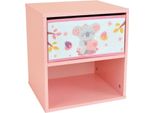 Noptiera Fun House, Mdf, Roz, 36X33X30Cm