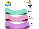 Meco Bande Di Resistenza Per L'anca, Bande Di Resistenza Per Il Fitness, Set Di Bande Di Allenamento Con 3 Diverse Bande Di Resistenza Per L'allenamento Delle Gambe, L'allenamento Della Forza E Le Trazioni