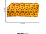 Tovaglia Halloween Pumpkin Spooky Party Decorazione Per Feste Uniche Con Motivi Di Zucca Accenti Arancioni E Gialli Perfetta Per La Tavola Di Halloween, Colore: Giallo