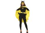 Guirca- Costume Da Eroina Per Adulti, Giallo E Nero, Taglia 38-44 (84571.0) Guirca