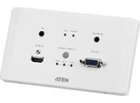 Aten VE2812AEUT VE2812AEUT Trasmettitore Hdbaset Hdmi E Vga Con Piastra A Muro Ue Poh 4K A 100 M, Hdbaset Classe A
