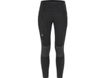 FjäLlräVen Abisko Trekking Tights Pro W Nero/Grigio Ferro Xl Outdoorové Kalhoty