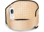 Sinnlein Cuscino Riscaldante Elettrico Beige Per Pancia E Schiena | Cintura Riscaldante Con 3 Impostazioni Di Temperatura E Spegnimento Automatico | Cintura Riscaldante Con Cinghia Regolabile E Chiusura In Velcro