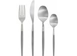 Blomus Set Di Posate 16 Pezzi Maxime, Posate, Cucchiaio, Forchetta, Coltello, Acciaio Inox Opaco, Plastica, Colomba, 64121