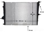Mahle Cr 1197 000S Radiatore Acqua Radiatore Motore Per Renault Fluence (L3)