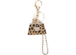 Leopardo Borsa Portachiavi Squisita Personalità Moda Borsa Catena Chiave Anello Decorazione Ciondolo