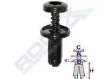 Romix Rivetto A Espansione A82032 Per Renault Clio Iii Hatchback (BR0/1 CR0/1) 6Mm 10Mm