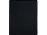 Vidaxl Lenzuolo Matrimoniale In Jersey Nero 160X200 Cm Cotone
