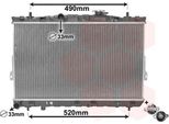 Van Wezel 82002104 Radiatore Acqua Radiatore Motore Per Hyundai Coupe (Gk) Elantra Notchback (Xd) Elantra (Xd)
