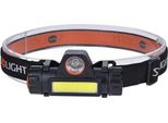 Lampada Frontale Ricaricabile Solight Led, 3W + Cob, 150Lm + 60Lm, Li-Ion, Usb