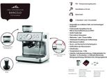 Eta Espresso Coffee Maker | ETA718190000 Baricelo | Pump Pressure 15 Bar | Semi-Automatic | 1550 W | Stainless Steel