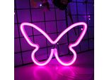 Farfalla Deco Led Decorazione Murale Al Neon, Luce Notturna Per Natale Ragazze Regalo Di Compleanno Soggiorno Camera Da Letto Decorazione Da Parete