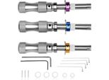 Set Di Grimaldelli Tubolari Per Principianti E Fabbri Professionisti, Kit Di Attrezzi In Acciaio Inox Per Il Grimaldello