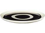 Asa Selection Dessertteller VariéTé Salto, Teller, Steinzeug, Schwarz GläNzend, 21 Cm, 58143248