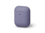 Elago Custodia Di Ricarica Wireless In Silicone Per Airpods 2 / Airpods 1 Grigio Lavanda