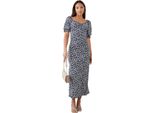 Dorothy Perkins - Vestito Midi Con Scollo A Cuore Per Donna DP1660 (34 De) (Blu Navy)