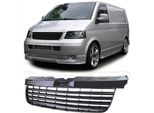 Griglia Radiatore Griglia Sportiva Black Glanz Senza Emblema Per Vw T5 Dal 2003-2009